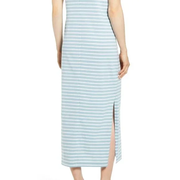 LOU & Grey Striped "Ellie" Maxi Dress BNWOT XXS - Picture 2 of 7